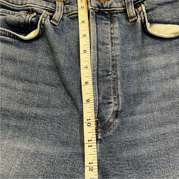 REDONE HIGH RISE CROPPED JEANS SZ29 - Picture 5 of 8